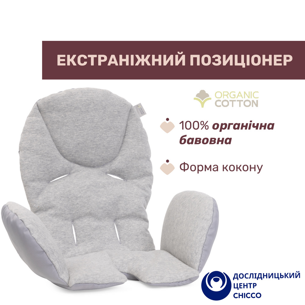 Chicco Polly Armonia - стільчик для годування на колесах, 9 положень висоти, 3 положення нахилу спинки, регульована підніжка, 5-ти точкові ремені, складний та компактний • White