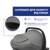 Chicco Kory Plus i-Size - автокрісло для немовля (від народження до 15 місяців / 40 - 85 см), поворотність на 90° • Grey