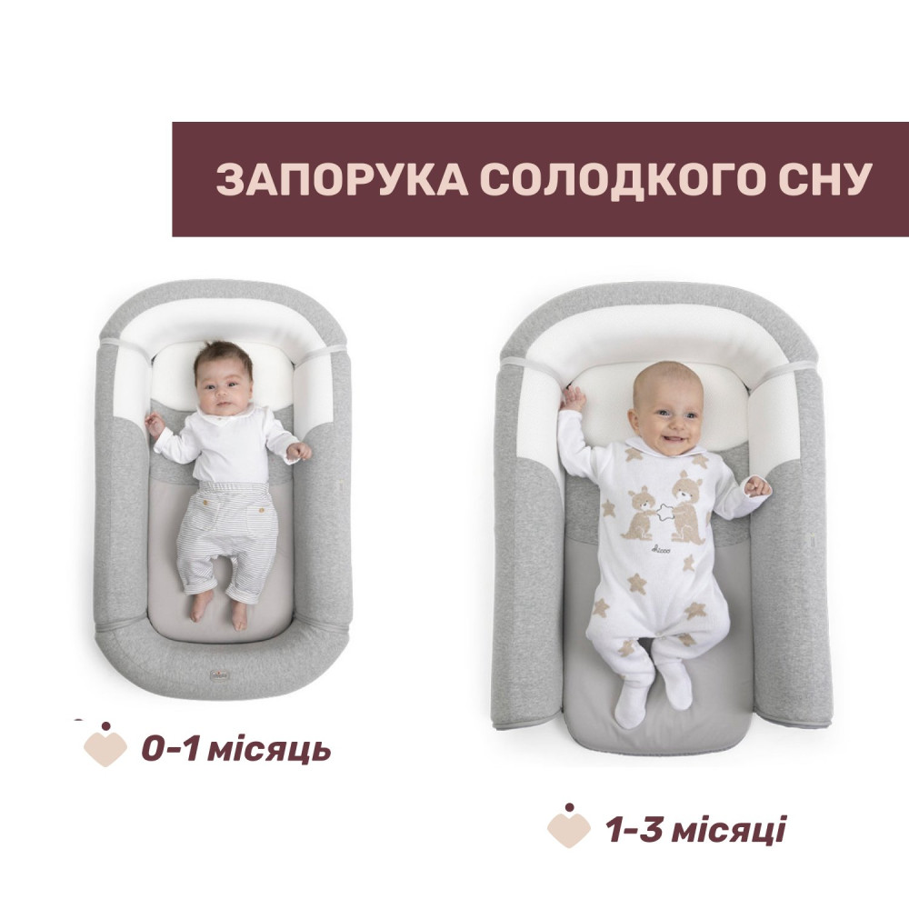 Эргономичный матрас-кокон 3 в 1 Chicco Mommy Pod Grey Эргономичный матрас-кокон 3 в 1 Chicco Mommy Pod Grey