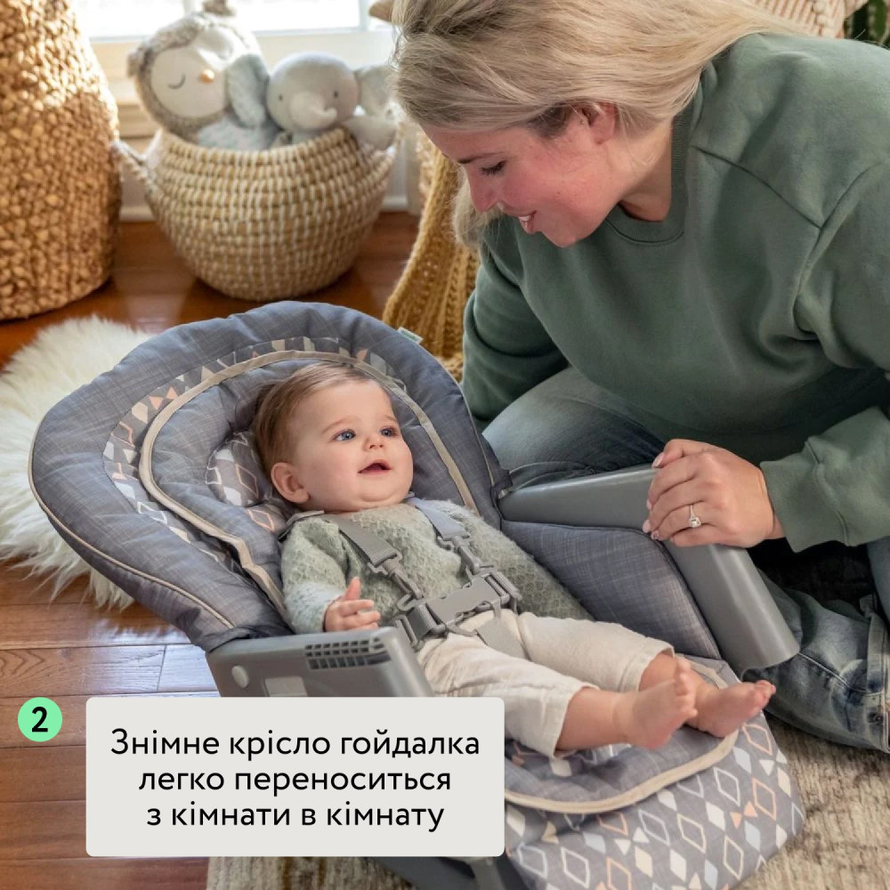 Стільчик для годування 7 в 1 Ingenuity Proper Positioner – Parker Стільчик для годування 7 в 1 Ingenuity Proper Positioner – Parker
