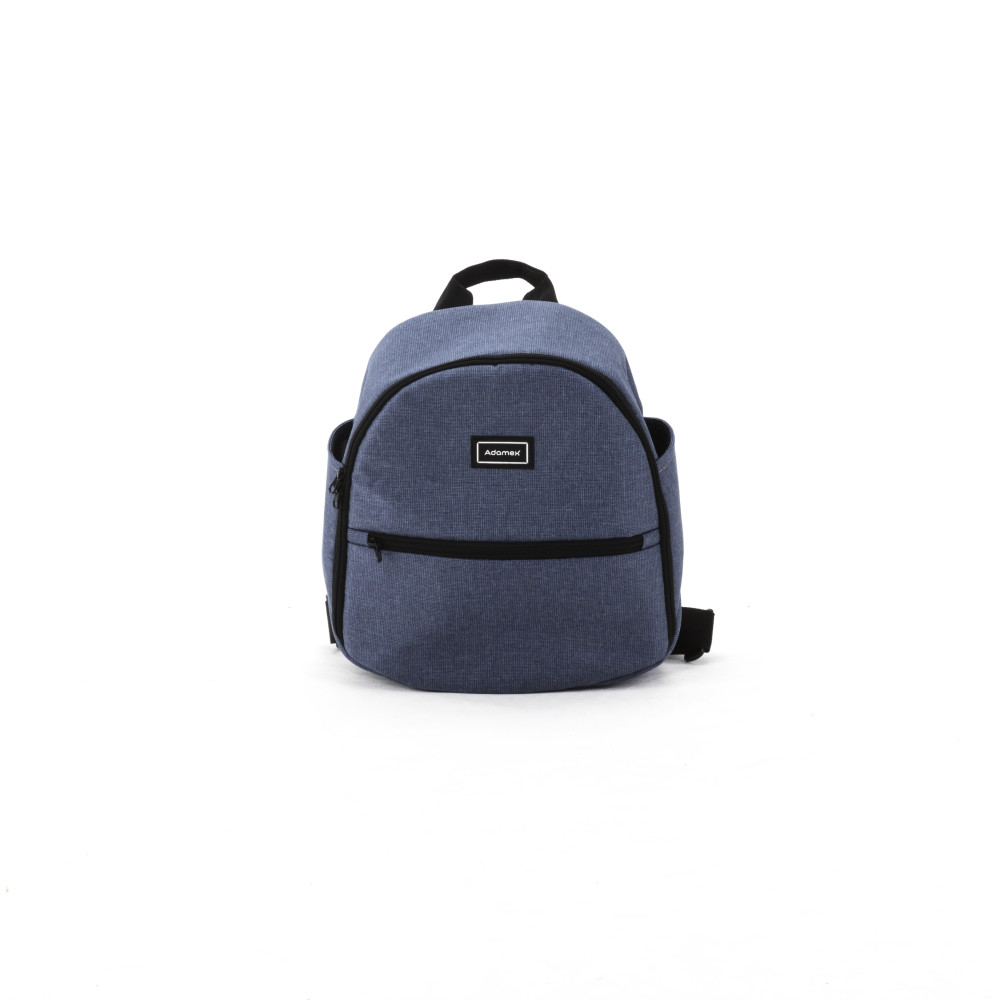 Adamex Astoria - коляска 2 в 1, дихаючий кокосовий матрацик, велике вентеляційне віконце, м\'яка амортизація, поліуретанові колеса • Navy Blue (TK-100)
