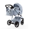 Adamex Delta - детская коляска 2в1, панорамная вентиляция в люльке • Sky (DN-1)
