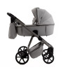 Adamex Delta - дитяча коляска 2в1, універсальний візок, панорамна вентиляція в люльці • Moon (DN-9)