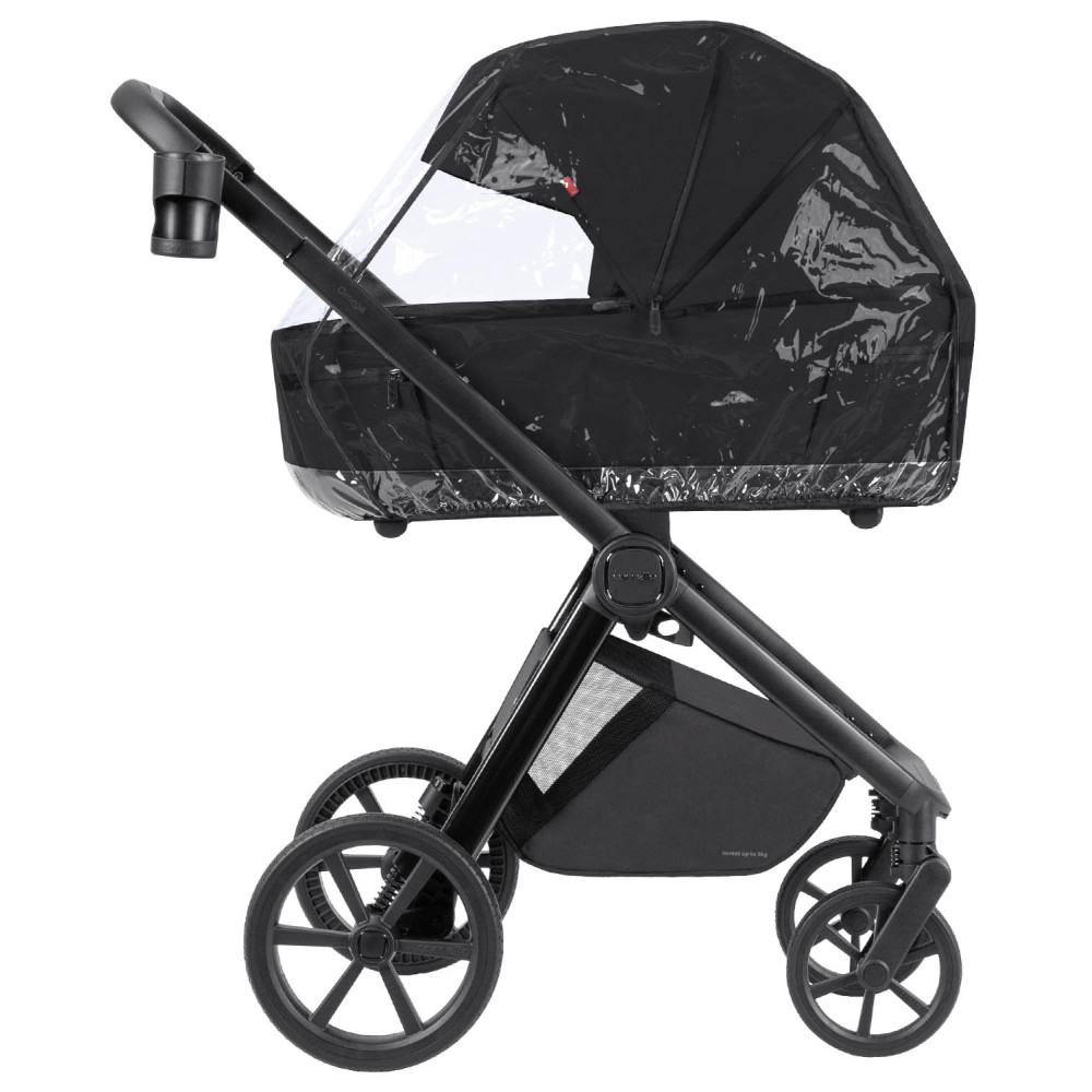 Carrello Omega Plus CRL-6540/1 - детская коляска 2 в 1, всесезонная коляска с фонариком LED, термолюлька, регулировка люльки по высоте, большие колеса, телескопическая ручка • Cosmo Black Carrello Omega Plus CRL-6540/1 - детская коляска 2 в 1, всесезонная коляска с фонариком LED, термолюлька, регулировка люльки по высоте, большие колеса, телескопическая ручка • Cosmo Black