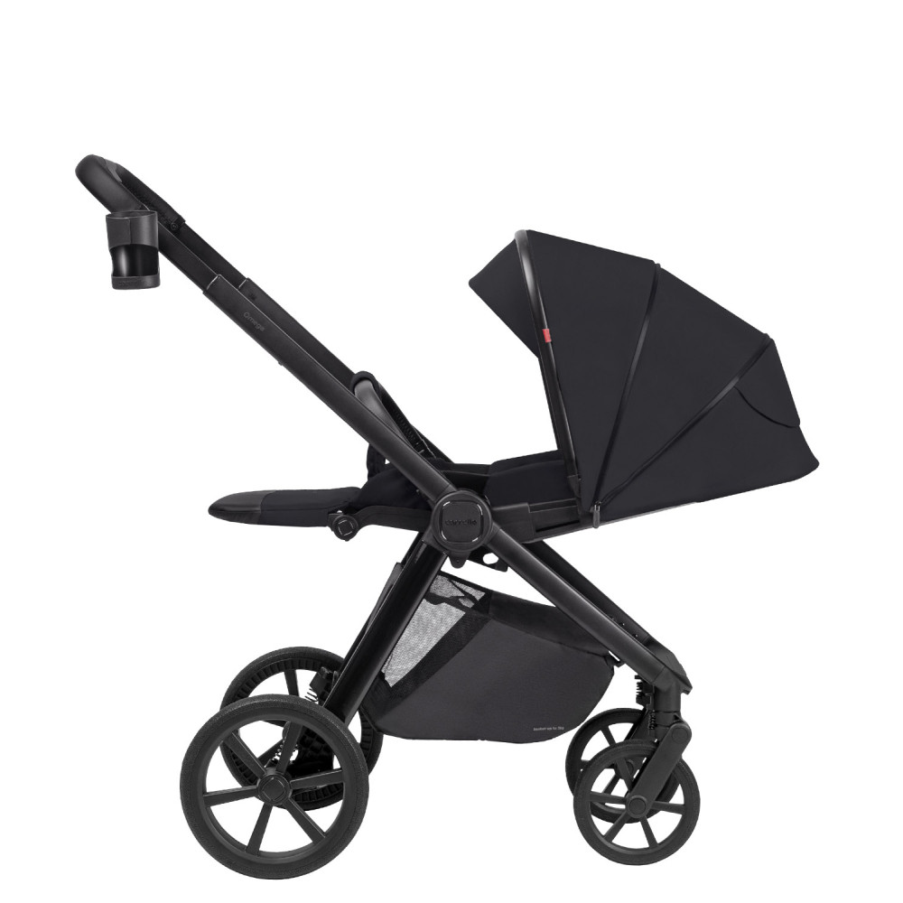 Carrello Omega Plus CRL-6540/1 - детская коляска 2 в 1, всесезонная коляска с фонариком LED, термолюлька, регулировка люльки по высоте, большие колеса, телескопическая ручка • Cosmo Black Carrello Omega Plus CRL-6540/1 - детская коляска 2 в 1, всесезонная коляска с фонариком LED, термолюлька, регулировка люльки по высоте, большие колеса, телескопическая ручка • Cosmo Black