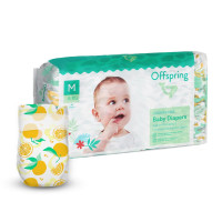 Offspring Tangy Orange - підгузки австралійські екологічні та ультрапоглинаючі, 42 шт • M (6-10 кг)