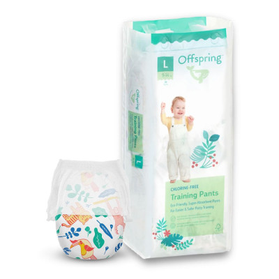 Offspring Animalaysia - подгузники-трусики австралийские экологичные и ультраабсорбирующие, 36 шт • L (9-13 кг)