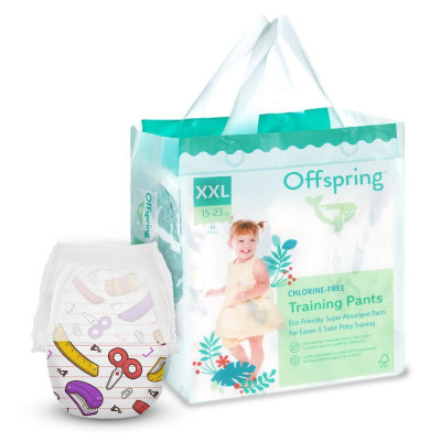 Offspring Crafty - подгузники-трусики австралийские экологичные и ультраабсорбирующие, 24 шт • XXL (15-23 кг)