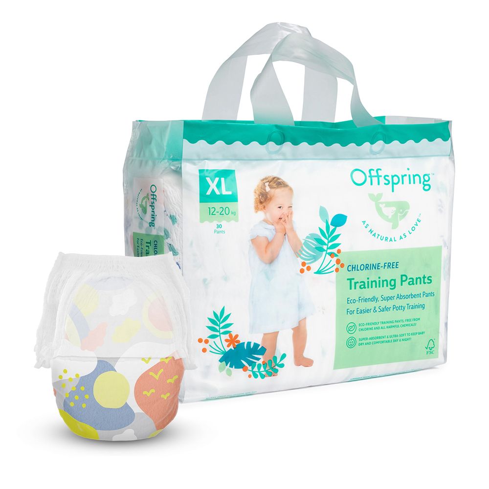 Offspring Skye - подгузники-трусики австралийские экологичные и ультраабсорбирующие, 30 шт • XL (12-20 кг)