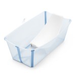 Комплект ванночка для купания Stokke Flexi Bath и подставка, голубой (531513)