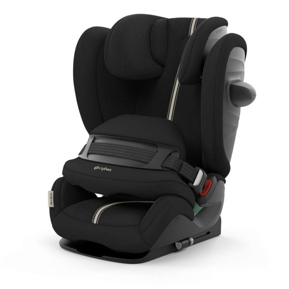 Cybex Pallas G i-Size Plus - автокресло для детей (от 15 месяцев до 12 лет / 76 - 150 см), оснащено инновационной системой круговой вентиляции • Moon Black