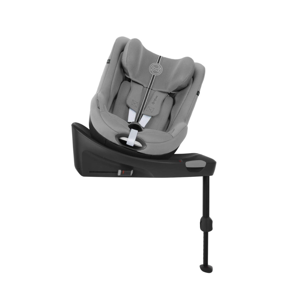 Cybex Sirona Gi i-Size - поворотне дитяче автокрісло, кріплення ISOFIX, дихаюча тканина Air Mesh (від 3 місяців до 4 років / 61 - 105 см) • Stone Grey Plus