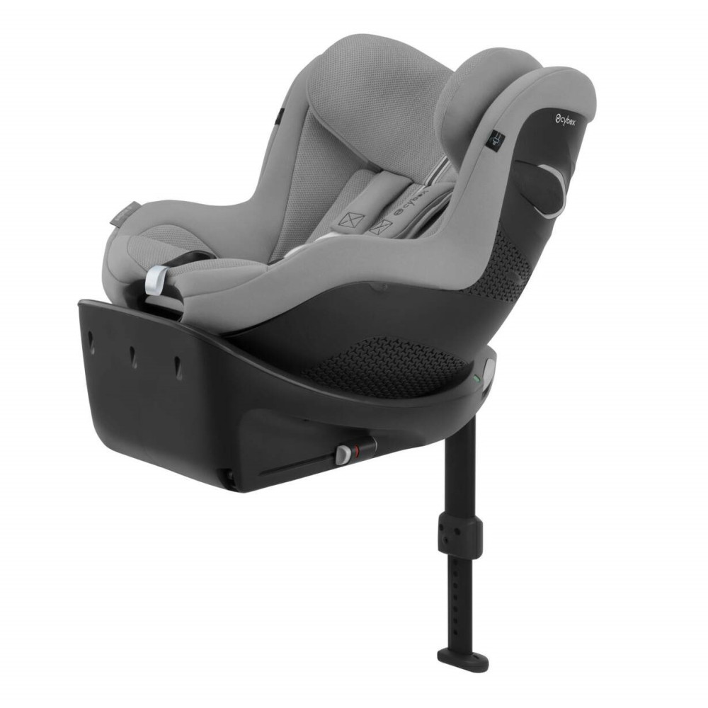 Cybex Sirona Gi i-Size - поворотне дитяче автокрісло, кріплення ISOFIX, дихаюча тканина Air Mesh (від 3 місяців до 4 років / 61 - 105 см) • Stone Grey Plus