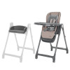 Carrello Comfort CRL-9506 - многофункциональный стульчик для кормления, компактное складывание, регулируемая высота, сиденье-бустер для взрослых детей • Noble Beige