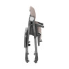 Carrello Comfort CRL-9506 - многофункциональный стульчик для кормления, компактное складывание, регулируемая высота, сиденье-бустер для взрослых детей • Noble Beige