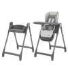 Carrello Comfort CRL-9506 - многофункциональный стульчик для кормления, компактное складывание, регулируемая высота, сиденье-бустер для взрослых детей • Royal Grey