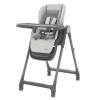 Carrello Comfort CRL-9506 - многофункциональный стульчик для кормления, компактное складывание, регулируемая высота, сиденье-бустер для взрослых детей • Royal Grey
