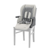 Carrello Comfort CRL-9506 - многофункциональный стульчик для кормления, компактное складывание, регулируемая высота, сиденье-бустер для взрослых детей • Royal Grey