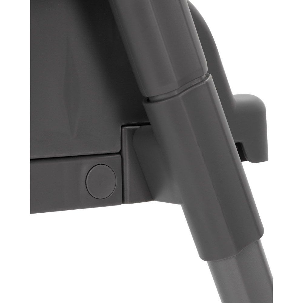 Carrello Comfort CRL-9506 - многофункциональный стульчик для кормления, компактное складывание, регулируемая высота, сиденье-бустер для взрослых детей • Royal Grey
