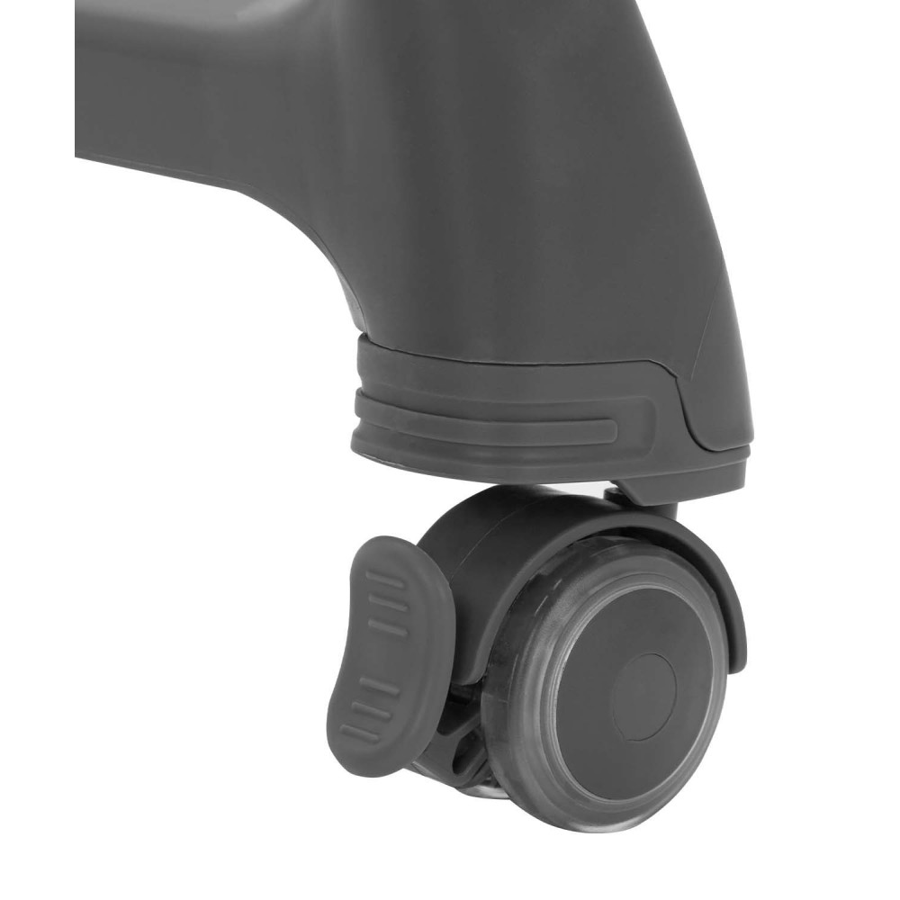 Carrello Comfort CRL-9506 - многофункциональный стульчик для кормления, компактное складывание, регулируемая высота, сиденье-бустер для взрослых детей • Royal Grey