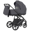 Carrello Sigma CRL-6523 - универсальная коляска 2 в 1, большие колеса, компактное складывание • Club Grey