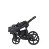 Carrello Sigma CRL-6523 - универсальная коляска 2 в 1, большие колеса, компактное складывание • Club Grey