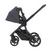 Carrello Sigma CRL-6523 - универсальная коляска 2 в 1, большие колеса, компактное складывание • Club Grey