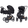 Carrello Sigma CRL-6523 - универсальная коляска 2 в 1, большие колеса, компактное складывание • Iridium Black