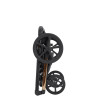 Carrello Sigma CRL-6523 - универсальная коляска 2 в 1, большие колеса, компактное складывание • Iridium Black