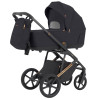 Carrello Sigma CRL-6523 - универсальная коляска 2 в 1, большие колеса, компактное складывание • Iridium Black