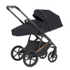 Carrello Sigma CRL-6523 - универсальная коляска 2 в 1, большие колеса, компактное складывание • Iridium Black