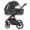 Carrello Sigma CRL-6523 - универсальная коляска 2 в 1, большие колеса, компактное складывание • Iridium Black