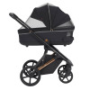 Carrello Sigma CRL-6523 - универсальная коляска 2 в 1, большие колеса, компактное складывание • Iridium Black