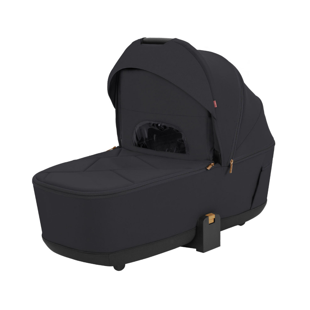 Carrello Sigma CRL-6523 - универсальная коляска 2 в 1, большие колеса, компактное складывание • Iridium Black