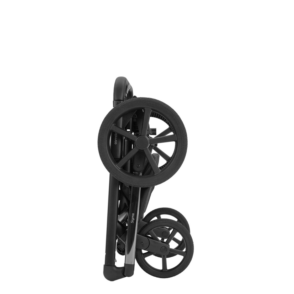 Carrello Sigma CRL-6523 - универсальная коляска 2 в 1, большие колеса, компактное складывание • Leaf Green