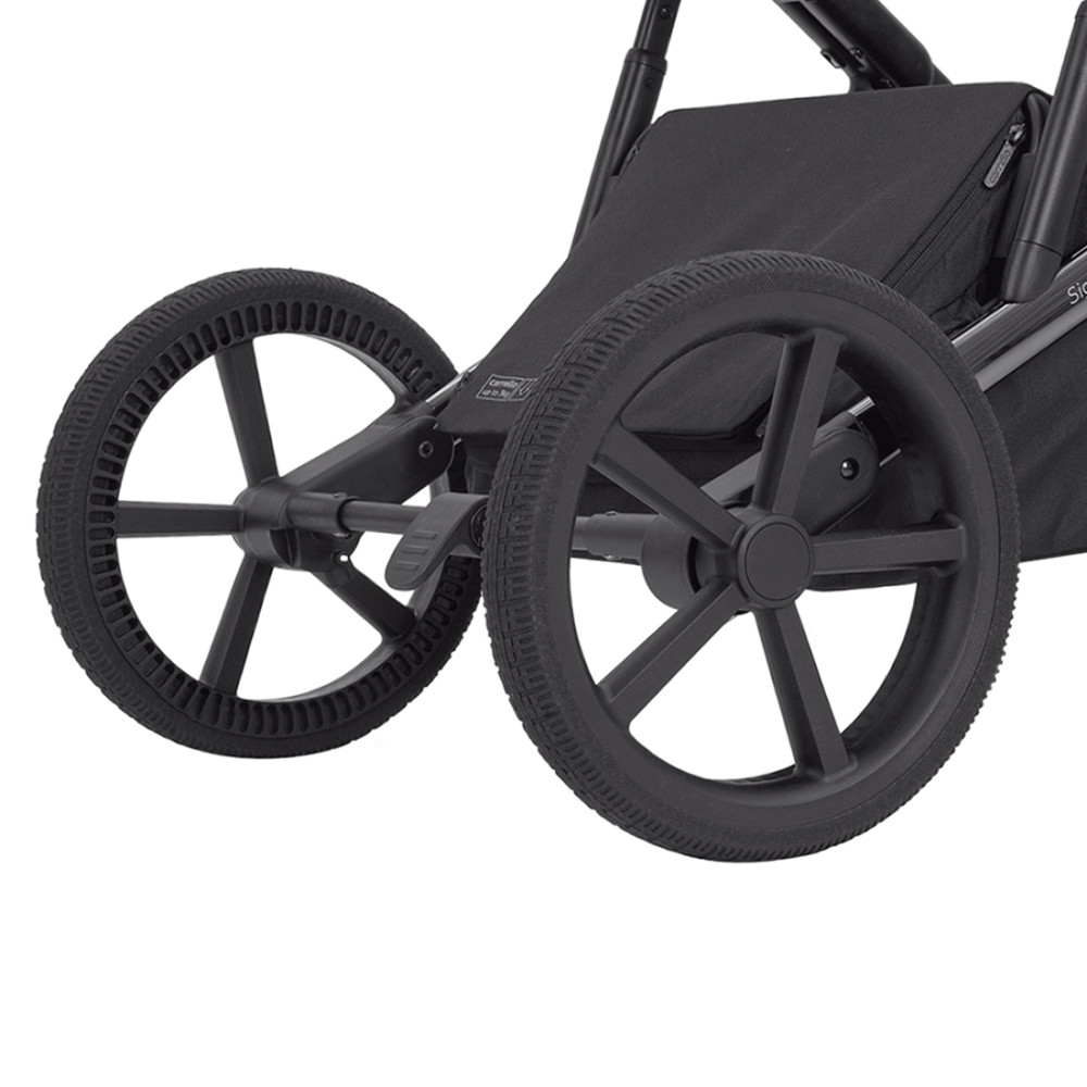 Carrello Sigma CRL-6523 - универсальная коляска 2 в 1, большие колеса, компактное складывание • Leaf Green