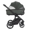 Carrello Sigma CRL-6523 - универсальная коляска 2 в 1, большие колеса, компактное складывание • Leaf Green