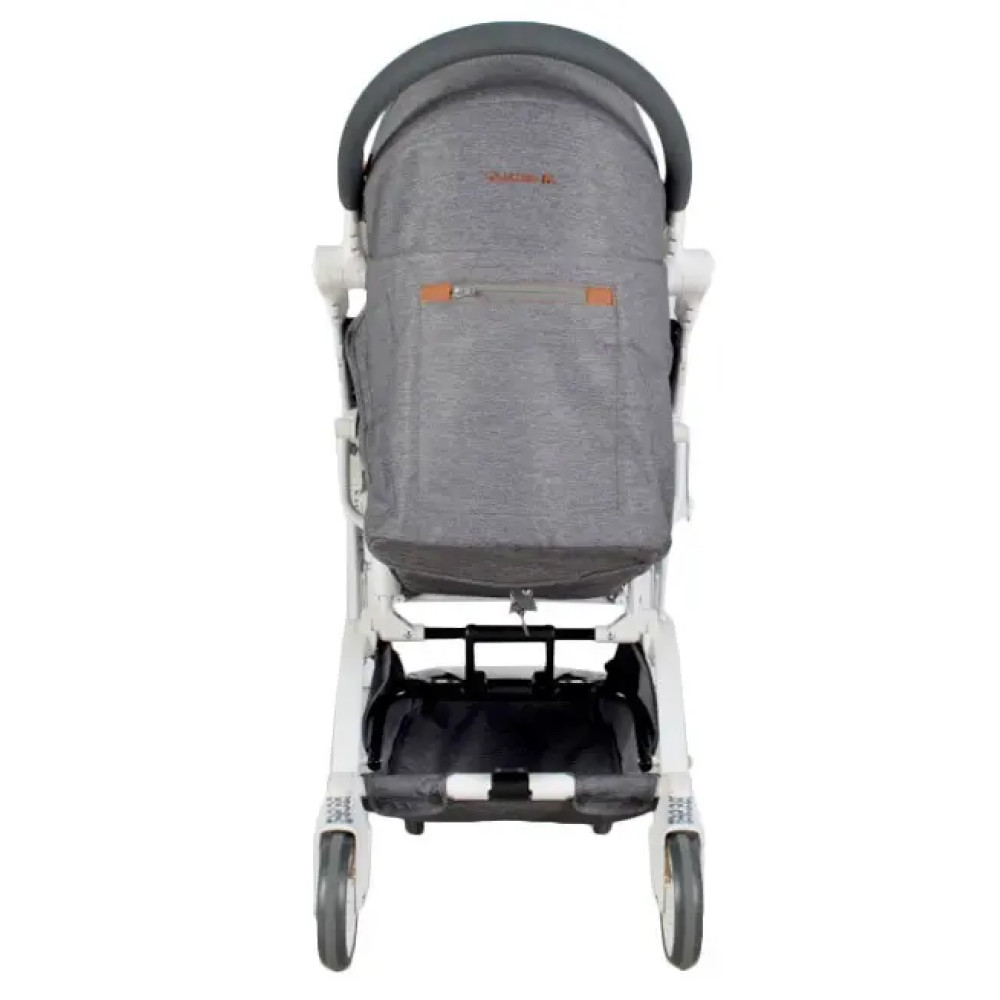 Quatro MAXI - прогулянкова коляска, легка (6.9 кг), м'яка амортизація з плавним ходом, легко складається • Grey Jeans