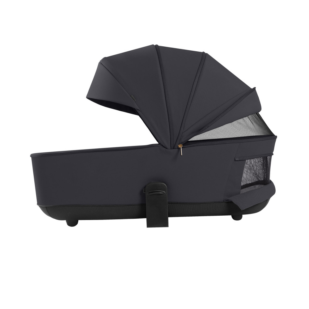 Carrello Vector CRL-6551 - легка дитяча коляска 3в1 з регулюванням висоти люльки та прогулянкового сидіння, з автокріслом для немовля Carrello Nova (0 - 15 місяців / 40 - 87 см) • Shadow Black