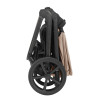 Carrello Vector CRL-6551 - легкая детская коляска 3в1 с регулировкой высоты люльки и прогулочного сиденья, с автокреслом для новорожденного Carrello Nova (0 - 15 месяцев / 40 - 87 см) • Mellow Beige