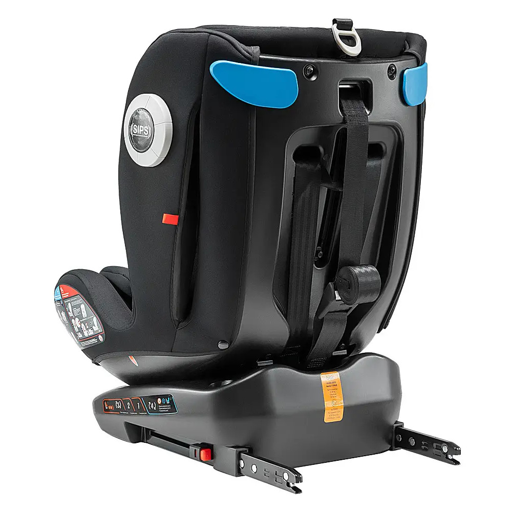 Bair i-Drive 360 - автокрісло для дітей (від народження до 12 років / 40 - 150 см), поворотне (360°), кріплення ISOFIX • TB-01 Total Black