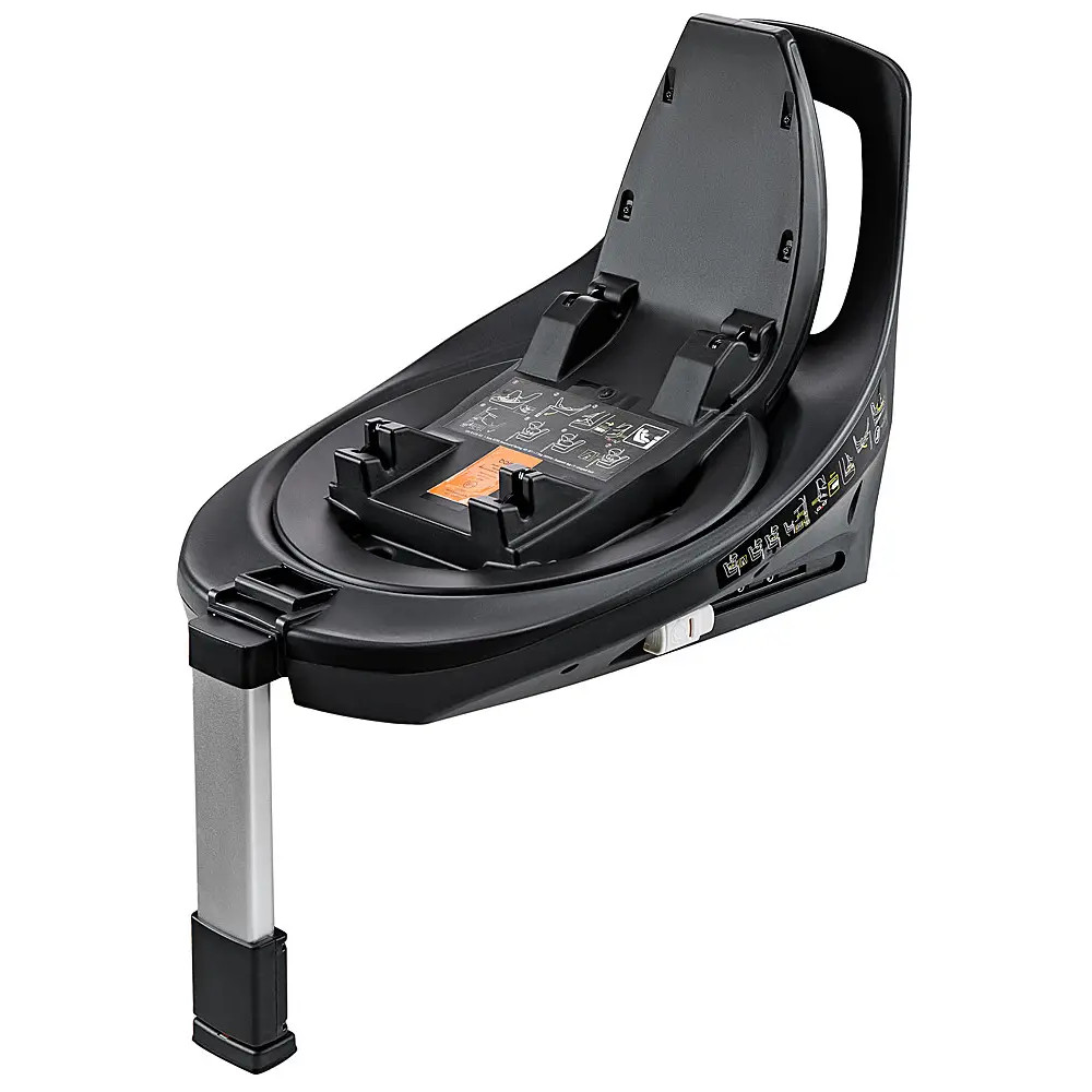 Bair Relax Base 360 i-Size ISOFIX - поворотная база для автокресел группы 0+ (с рождения до 15 месяцев / до 13 кг / 40 - 87 см), крепление ISOFIX с упором в пол • RB-01 Black