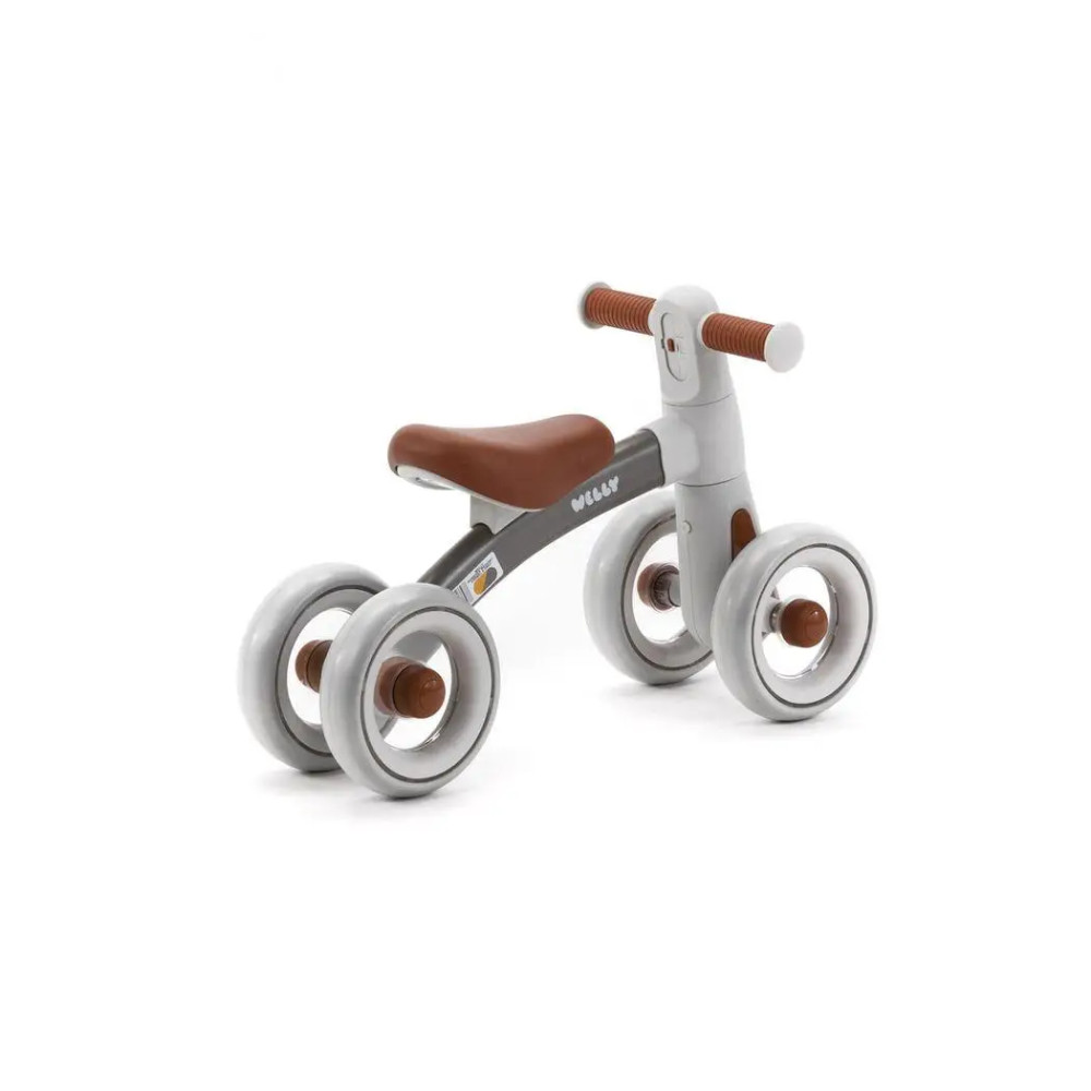 Adamex Welly - біговел з ліхтариком, блокування повороту керма • Caramel Grey