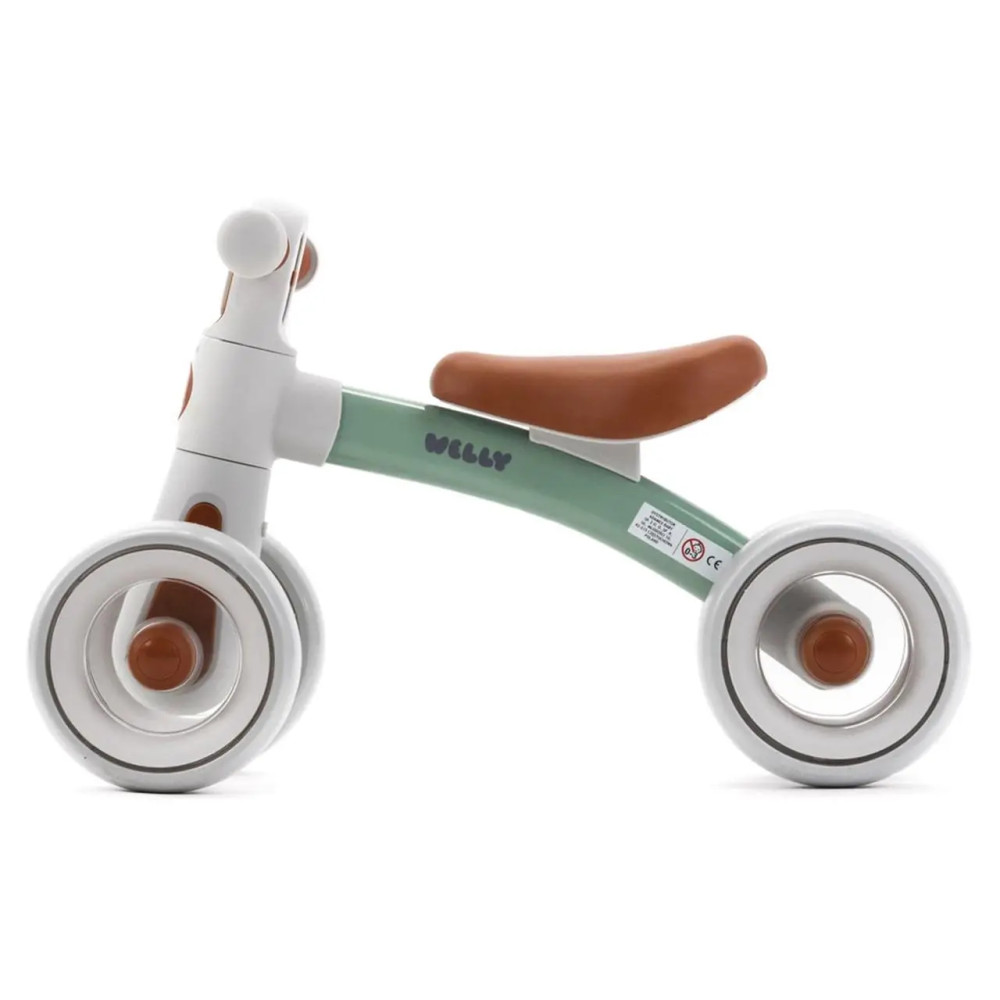 Adamex Welly - біговел з ліхтариком, блокування повороту керма • Caramel Mint