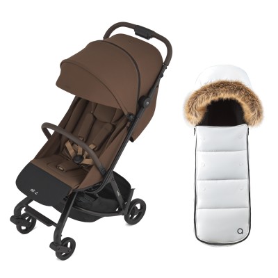 Anex Air-Z Plus - легкая прогулочная коляска, коляска для путешествий, компактное сложение, подходит для новорожденного • Tillie (Az-11) - BLACK FRIDAY - зимний конверт в подарок!