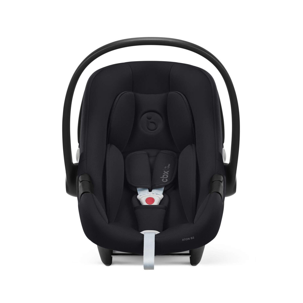 Cybex Aton B2 i-Size - легке автокрісло для немовля (від народження до 12 місяців /  45 - 87 см) • Volcano Black