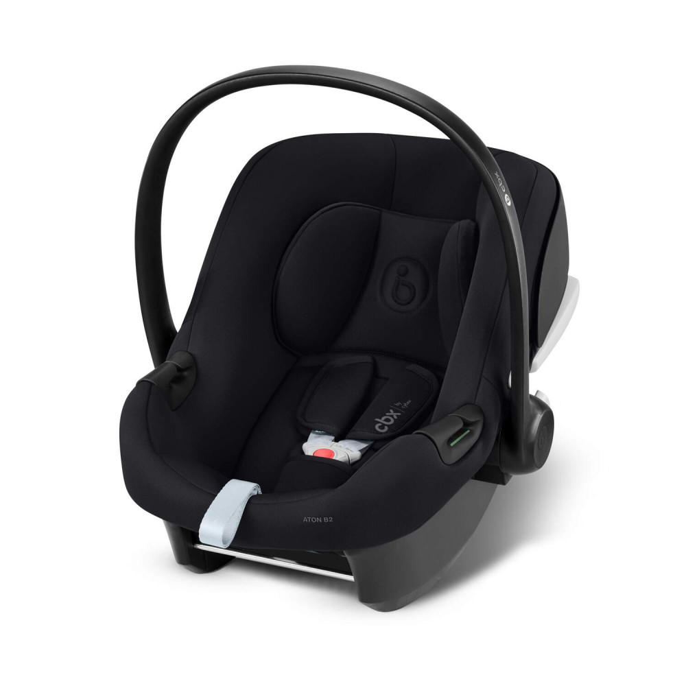 Cybex Aton B2 i-Size - легке автокрісло для немовля (від народження до 12 місяців /  45 - 87 см) • Volcano Black