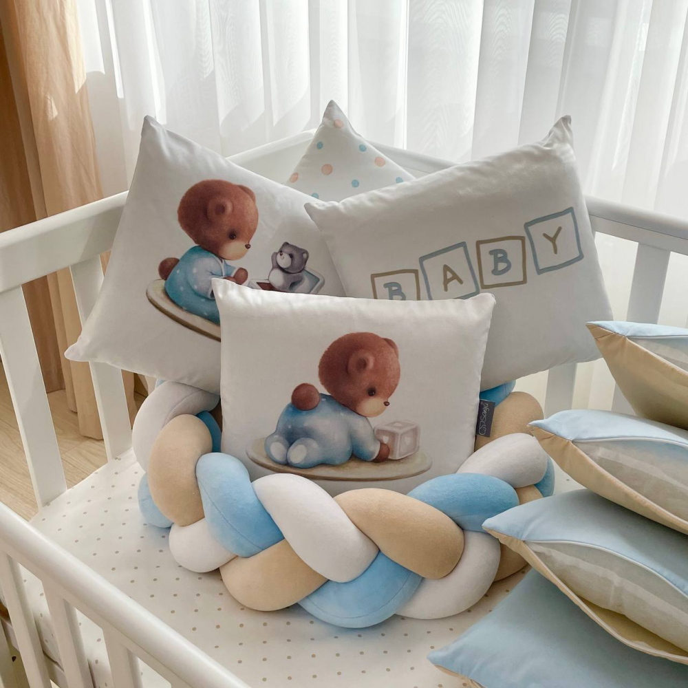 Постельный комплект Маленькая Соня Арт Дизайн Baby Teddy 6 предметов (0239107) Постельный комплект Маленькая Соня Арт Дизайн Baby Teddy 6 предметов (0239107)