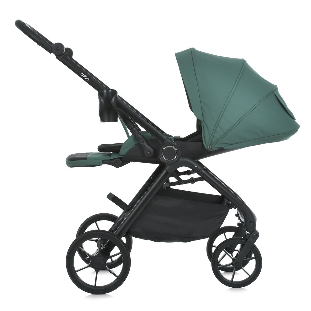 El Camino Chloe ME 1191 - прогулянкова дитяча коляска, регульована батьківська ручка • Smoke Green El Camino Chloe ME 1191 - прогулянкова дитяча коляска, регульована батьківська ручка • Smoke Green