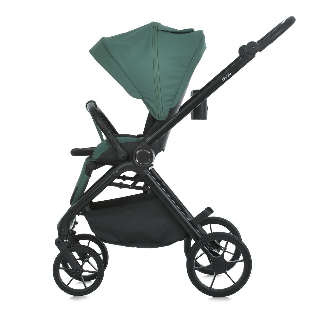 El Camino Chloe ME 1191 - прогулянкова дитяча коляска, регульована батьківська ручка • Smoke Green El Camino Chloe ME 1191 - прогулянкова дитяча коляска, регульована батьківська ручка • Smoke Green